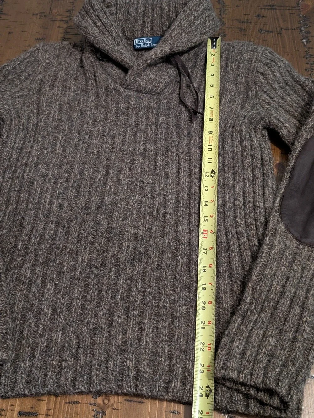 Polo Ralph Lauren M Shawl Collar Wool Sweater